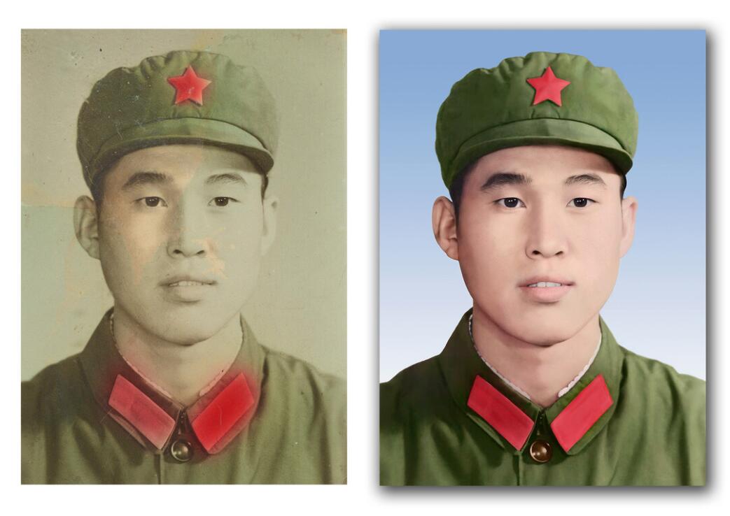 砚山破损照片修复-18